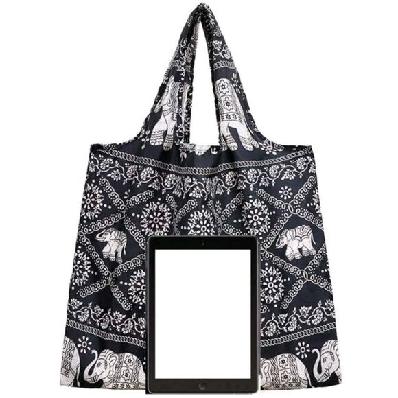 Elephant Print Tote 🐘 - Picture 3 of 5